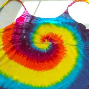 Spaghetti Strap Tie Dye shirt
